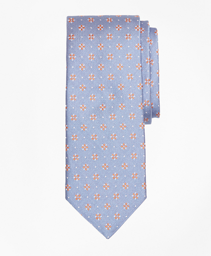 Textured Four-Petal Flower Tie