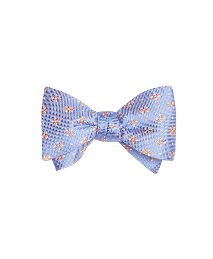 Textured Four-Petal Flower Bow Tie