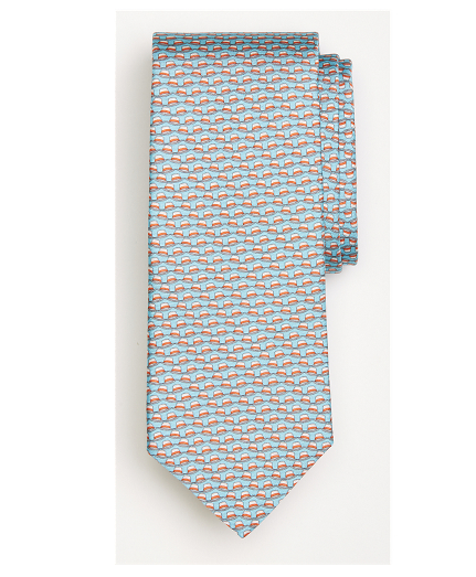 Panama Hat Print Tie