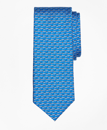 Speed Boat Print Tie