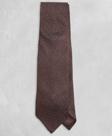 Golden Fleece Solid Brown Tie