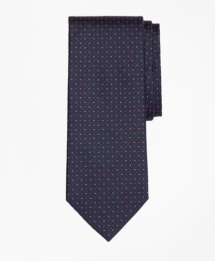 Parquet Alternating Dot Tie