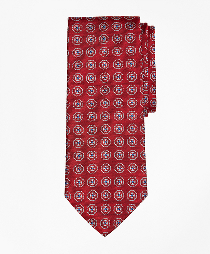 Framed Open Flower Tie