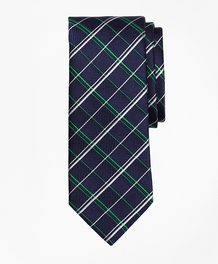 Double Alternating Windowpane Tie