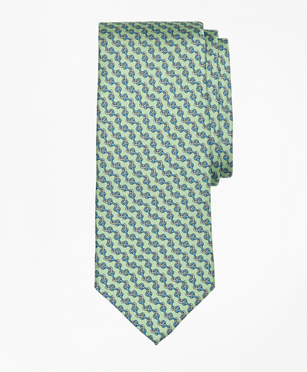 Chain Link Print Tie