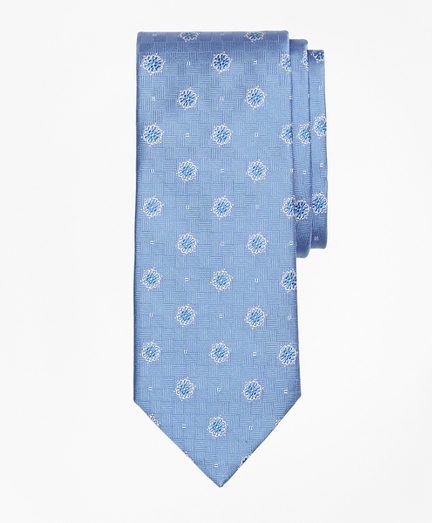 Parquet Ground Flower and Square Tie