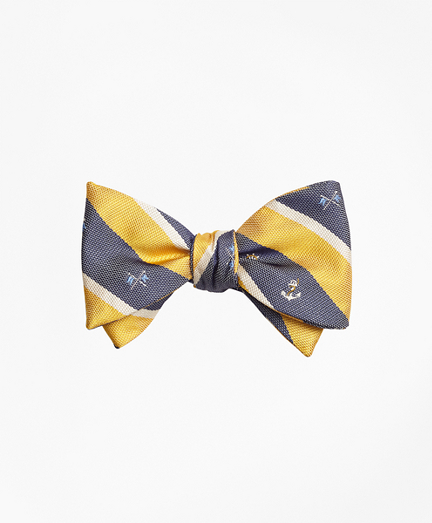 Nautical Stripe Bow Tie