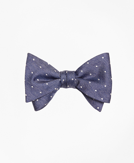 Heathered Dot Bow Tie