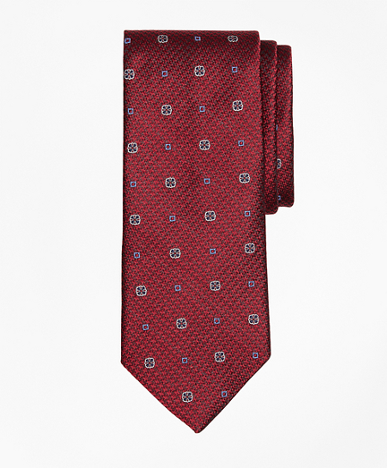 Houndstooth Medallion Tie