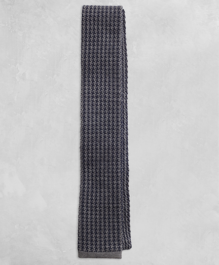 Brooks Brothers Golden Fleece Square-End Houndstooth Tie