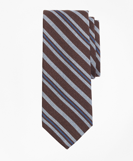 Alternating Stripe Print Tie