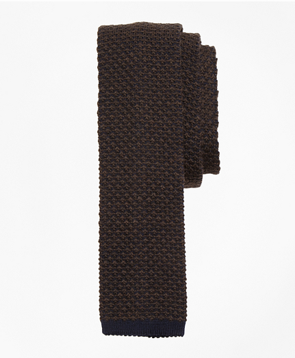 Two-Tone Textured Knit Tie