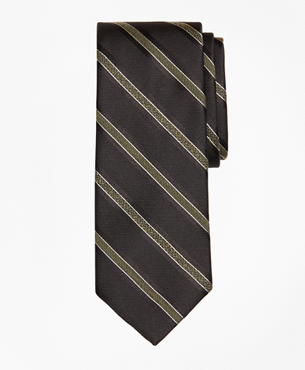 Alternating Textured Stripe Tie
