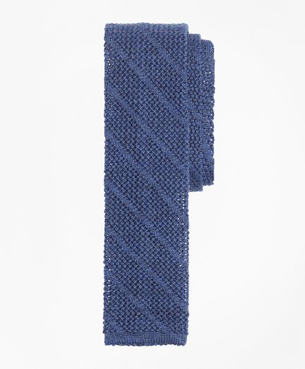 Square End Knit Tie