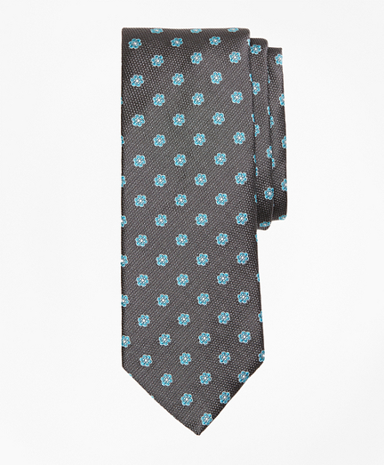 Textured Framed Flower Tie