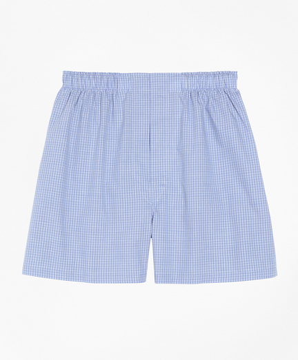 Traditional Fit Mini Check Boxers