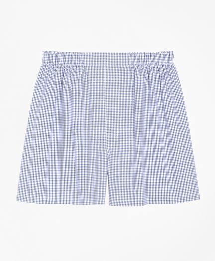 Traditional Fit Small Check Boxers