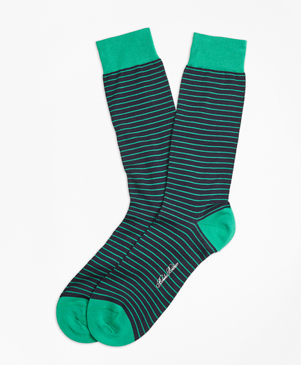 Bright Stripe Crew Socks
