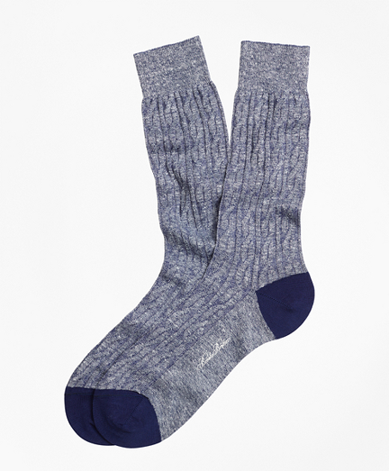 Marled Cable Crew Socks