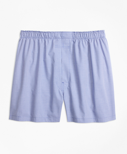 Traditional Fit Micro-Check Boxers