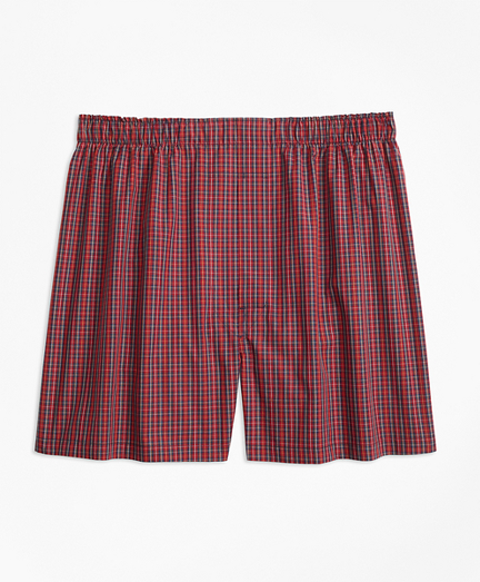 Traditional Fit Mini-Tartan Boxers