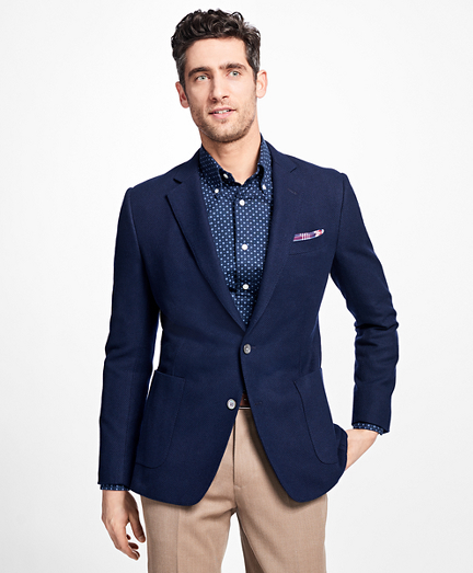 Regent Fit Hopsack Blazer Brooks Brothers
