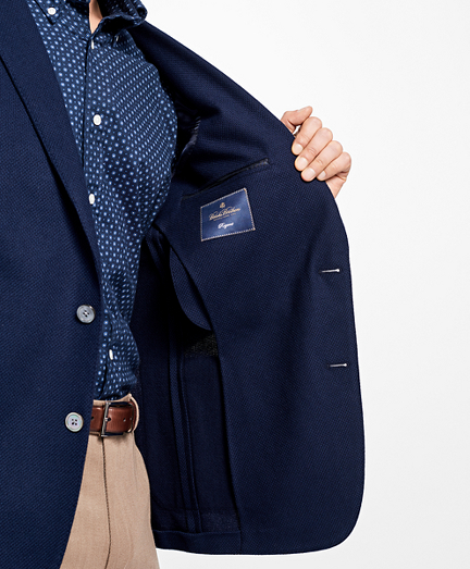 Regent Fit Hopsack Blazer Brooks Brothers