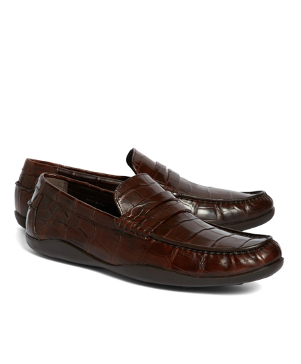 Men�s Genuine American Alligator Classic Bit Loafers