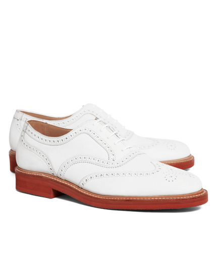 The Great Gatsby Collection White Buck Wingtips