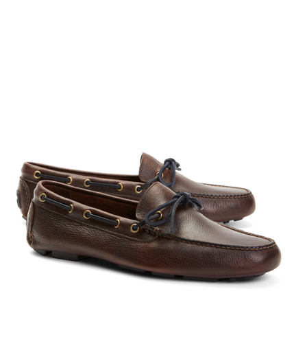 Pebble Leather Driving Mocs