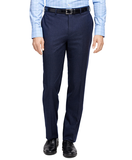 Fitzgerald Fit Plain-Front Flannel Dress Trousers