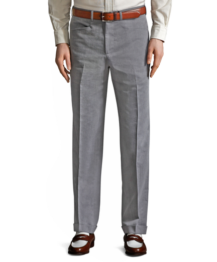 The Great Gatsby Collection Grey Cotton Twill Trousers