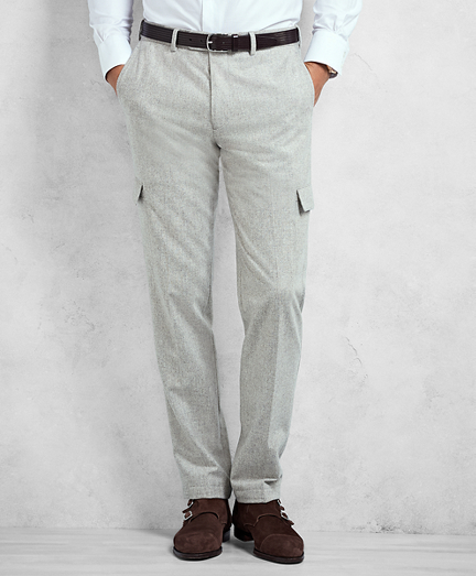 Golden Fleece Flannel Cargo Trousers