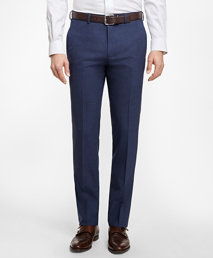 mens navy wool trousers