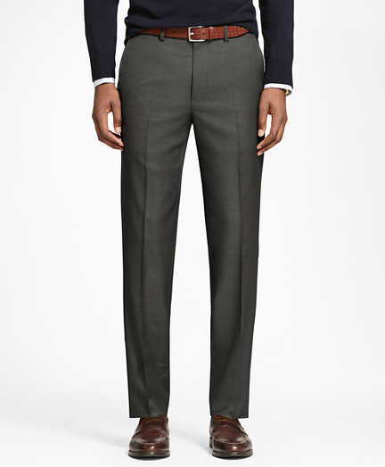 Milano Fit Stretch Wool Trousers