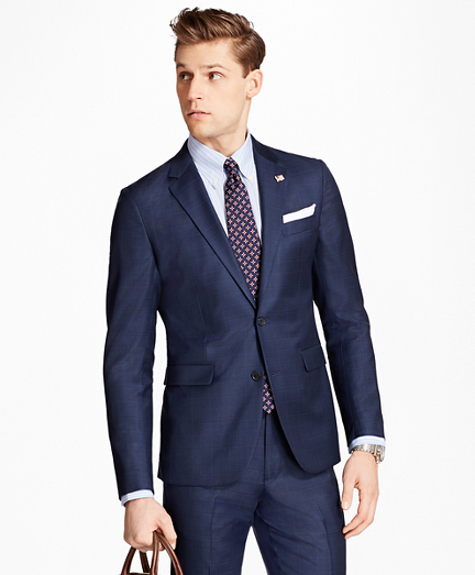 Milano Fit Multi-Windowpane 1818 Suit