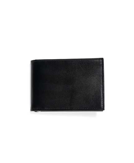 French Calfskin Slim Wallet with Money Clip