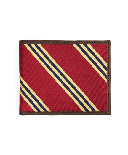 Men's BB No.1 Repp Stripe Euro Wallet Brooks Brothers
