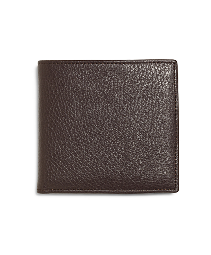 Pebble Leather Euro Wallet with Coin Case