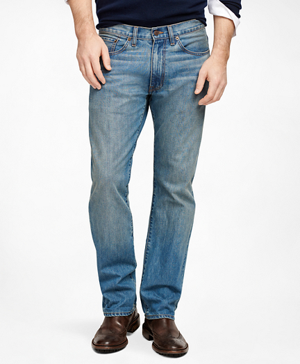 Supima Denim Straight Fit Jeans