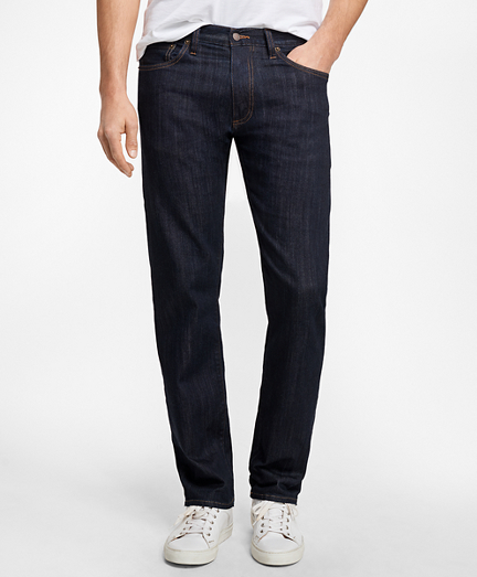 Supima Stretch Denim Straight Fit Jeans