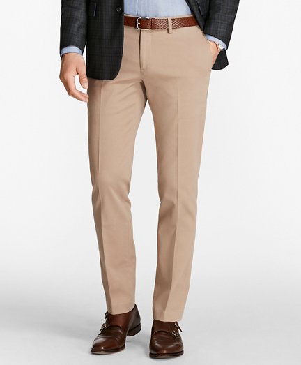 Slim Fit Twill Stretch Pants
