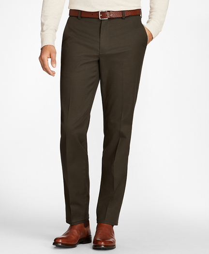 Clark Fit Three-Color Houndstooth Advantage Chinos