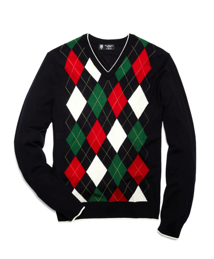 Navy-Red-Green