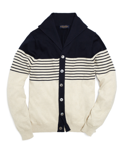 Navy-Off White
