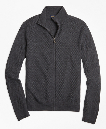 merino wool zip up sweater