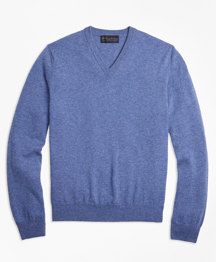 Brooks Brothers V-Neck Cashmere Sweater