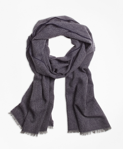 Cashmere Herringbone Scarf