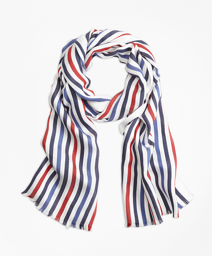 Multi-Color Stripe Scarf