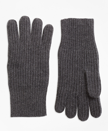 Ribbed Cashmere Gloves